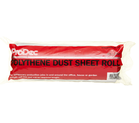 ProDec Polythene Dust Sheet Roll - 4m x 25m